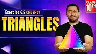 Exercise 6.2 Triangles ONE SHOT (with Example)🔥 | Class 10 Maths Chapter 6 | Concept Core