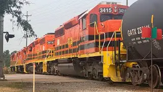 HESR 745 ~ HESR 3867, 3866, 3414 & CFE 3415 northbound Genesee Yard & Mershon Diamond Carrollton Mi