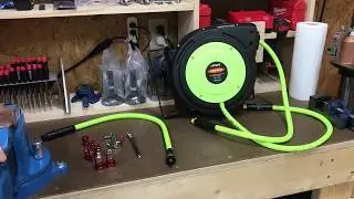 Катушка для воздушного шланга Flexzilla (первый взгляд)!