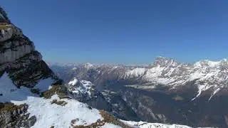 Drone shot The Great himalayas