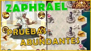 ZAPHRAEL Pruebas Abundantes AFK ARENA