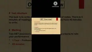 OET WRITING Overview for Nurses ✍️ Part- 1👍 #oetwriting
