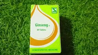 Ginseng 1x tablet -Energy booster? Weakness, stress Medicine Explained 