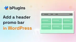 How to display a promotional bar in the Header of WordPress Website