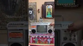 National 3in1 TV Radio Cassette Recorder Music System #national #3in1 #stereo #tv #radio #cassette