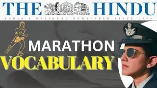 VOCABULARY MAHAMARATHON PART 1| VOCABULARY ENGLISH FOR NDA||CDS||AFCAT EXAMS#thehinduvocabulary