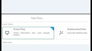 Flow 121.0 Screen Flow vs Autolaunched Flow