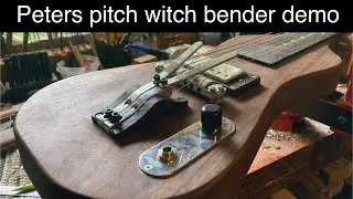 Peters lap steel with pitch witch g/b benders