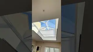 Solar Powered Large Roof Lantern Blind | Smart Self-Charging Shading