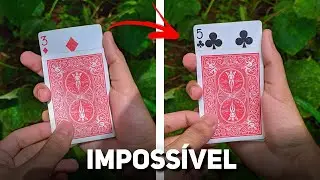ENSINANDO a MELHOR MÁGICA de 2021 Com Cartas | TROCA IMPOSSÍVEL - Tutorial