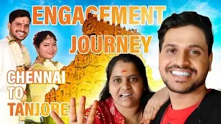 Engagement Trip to Thanjavur 💍 | Tamil Couple Travel Vlog ❤️ #vlog