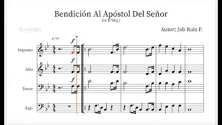 Bendicion Al Apostol Del Señor (LLDM): Ensamble