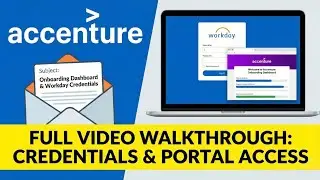 Finally Received! Accenture Workday Credentials & Onboarding Dashboard. Do THIS Immediately! #exam 