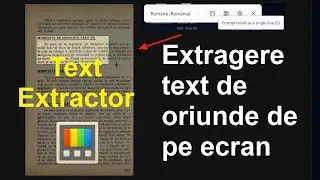 Text Extractor extrage text needitabil de oriunde de pe ecran