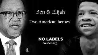 Activist Elijah Lee meets No Labels National Co-Chair Dr. Benjamin Chavis, Jr.