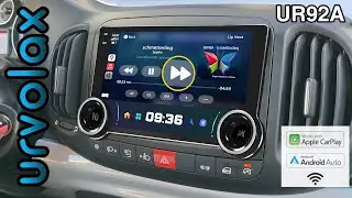 URVOLAX UR92A 1 Din Car Radio con Android 13 DAB+ Android Auto/ Carplay ( Recensione )