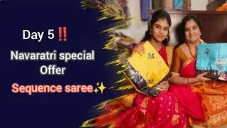 Stunning sequence saree|| #kumbakonam ||#deepavalicollection||#navaratrioffer 🔴 check description
