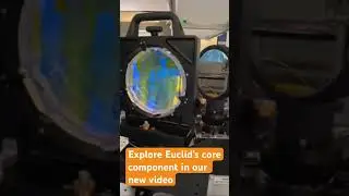 Dichroic mirror - key to observing infrared and visible light together #darkenergy #science #space