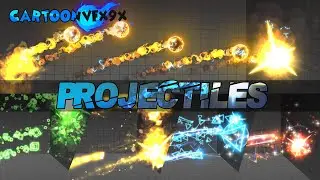 2D Projectiles Muzzle and Hit Vol.2 -CartoonVFX9X -Unity Particle Effect