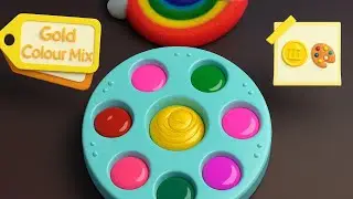 Gold Colour Mix 🪙✨🎨#viralvideo #viral #satisfying #colournames #subscribe #watch #beautiful #mix 
