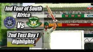 WTC21-22 : Freedom series |2ndTest 1day | INDIA vs South Africa| Ind tour of South Africa highlight