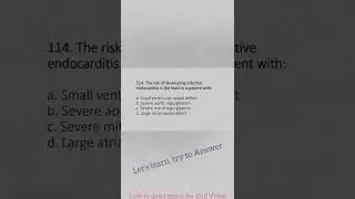 Physiotherapy MCQ | Question 114 |