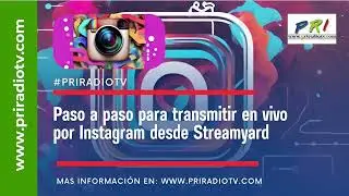 Tutorial transmitir en vivo por Instagram desde StreamYard