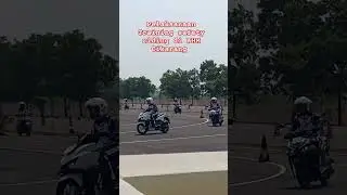 pelaksanaan kegiatan training safety Riding || AHM Cikarang #students #pelajar #safetyriding