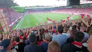SC-Fansupport bei Union Berlin-SC Freiburg am 13.5.23