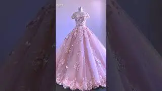 luxury and most beautiful Pink maxi dress||Pink wedding dress collection #shorts #bridaldress