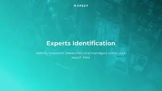 Data-driven Expert Identification Tool for Competitive Advantage | MAPEGY