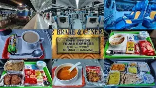 Mumbai To Goa : Full Journey : First Class AC Executive : 22119 CSMT - KRMI Tejas Express