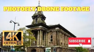 DRONE FOOTAGE TAKEN ABOVE BURSLEM TOWN