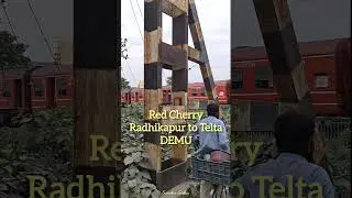 Train No 75752 Radhikapur 2 Telta DEMU enter Raiganj Station #youtubeshorts #shorts #demutrain #rail