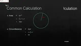 Circle Formula Without Pi (&pi;)