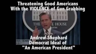 Andrew Shephard American President Democrat Gun Grabber Ideal