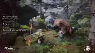 Wukong intentando derrotar al cabezon choto!