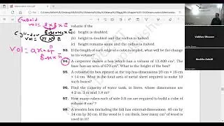 A carpenter makes a box which has volume 13400 cm cube has base area 670 cm sq what is height of box