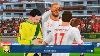 Messi Goal Benzema goal | Neymar Mbappe Bad luck | DLS 19 MOD | Dream league soccer football