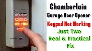 Клавиатура на приводе гаражных ворот Chamberlain не работает: как это исправить?