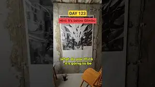 There's a hidden mystery on this canvas! Today is Day 123 of the challenge.