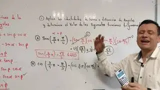 Trigonometría: Verificación de identidades usando formula de suma y resta de ángulos | Parte 1