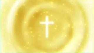 Radiant Cross in Gold: 7 Minute Loop for Sacred Reflection