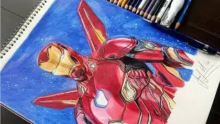 Speed Drawing: IRON-MAN Avengers Infinity War Suit