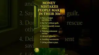 Financial mistakes people make in their 30s #shorts #finance #money#wealthmindset#moneymindset #rich