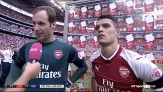 Petr Cech & Xhaka - Post Match Interview