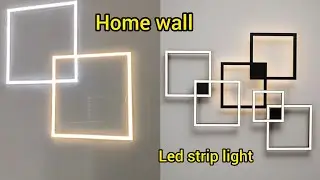 2 square LED profile light in 2 colour concealing home wall better awesome look for home