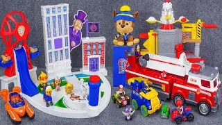 Unboxing Paw Patrol The Mighty Movie: Liberty & Jr. Patrollers Exclusive Playset | Fire Truck Toy
