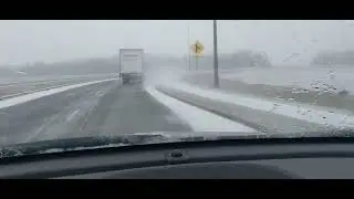 Quick Drive 2 Work Beginning of Tonight's Snow / Ice storm