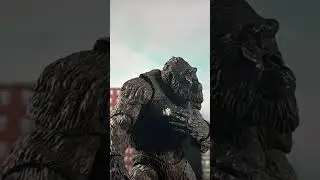 Привет, приятель! #ytshorts #stopmotion #godzilla #kaiju #kong #monsterverse #youtubehighfive